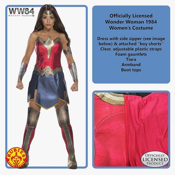 Rubie’s Women's DC Comics Wonder Woman 84 Costume - Picture 4 of 7